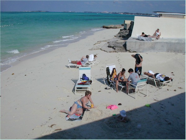 Westwind Club Beach - Atlantis / Nassau in background
